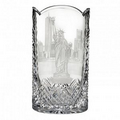 Waterford Crystal Statue of Liberty Engraved 12" Vase
